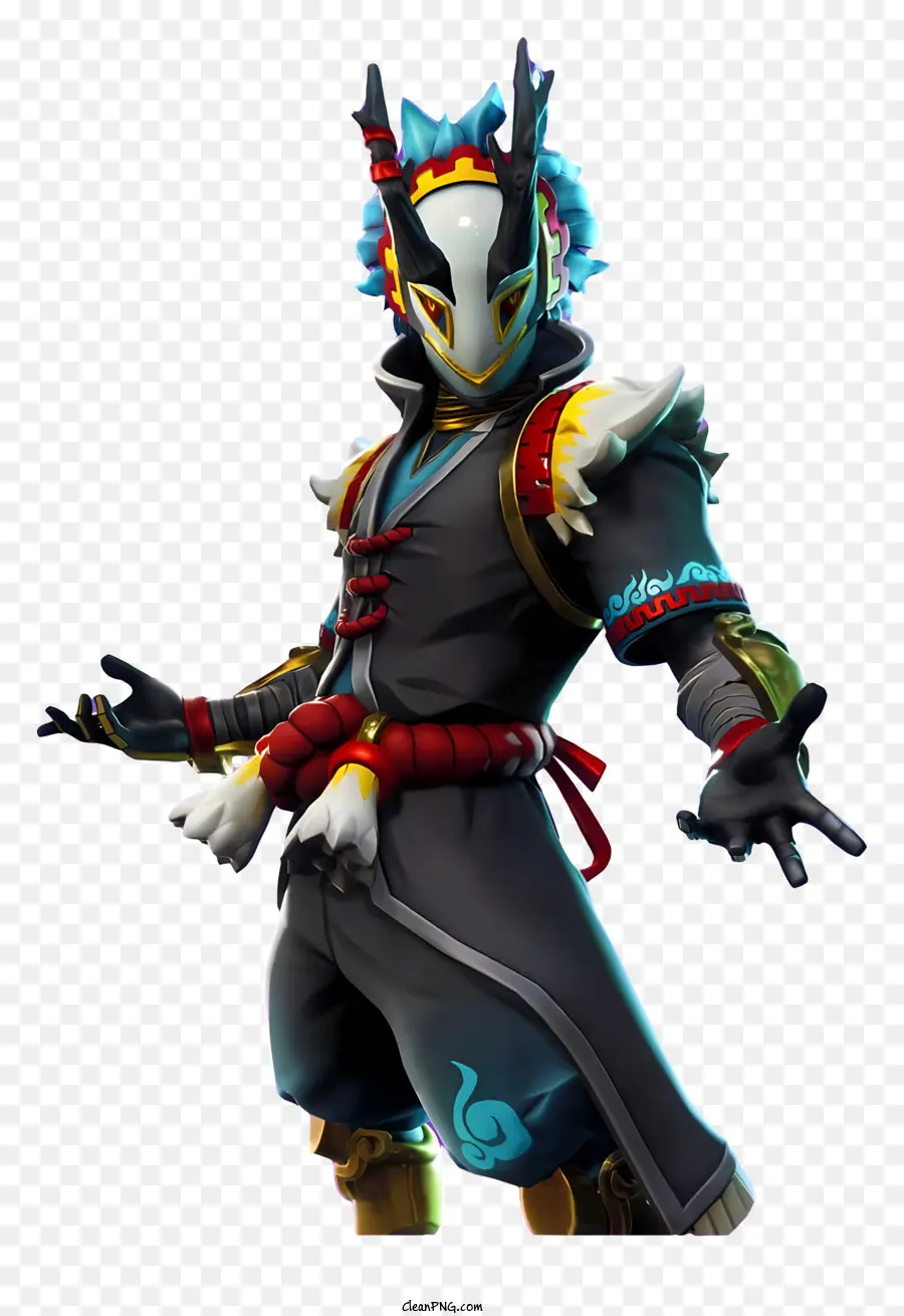 Fortnite，Roupa Gótica PNG