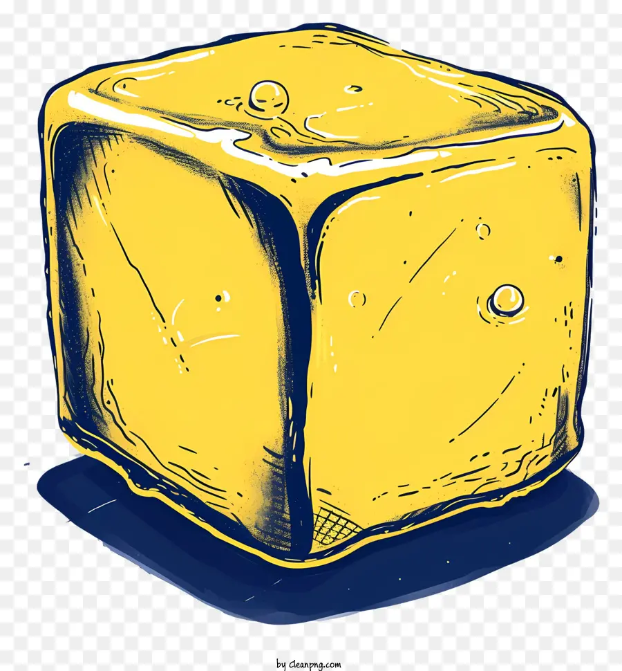Cubo，Cubo Amarelo PNG