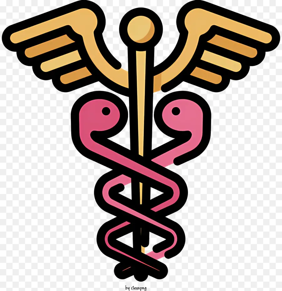 Ícone De Caduceus，Médico Símbolo PNG