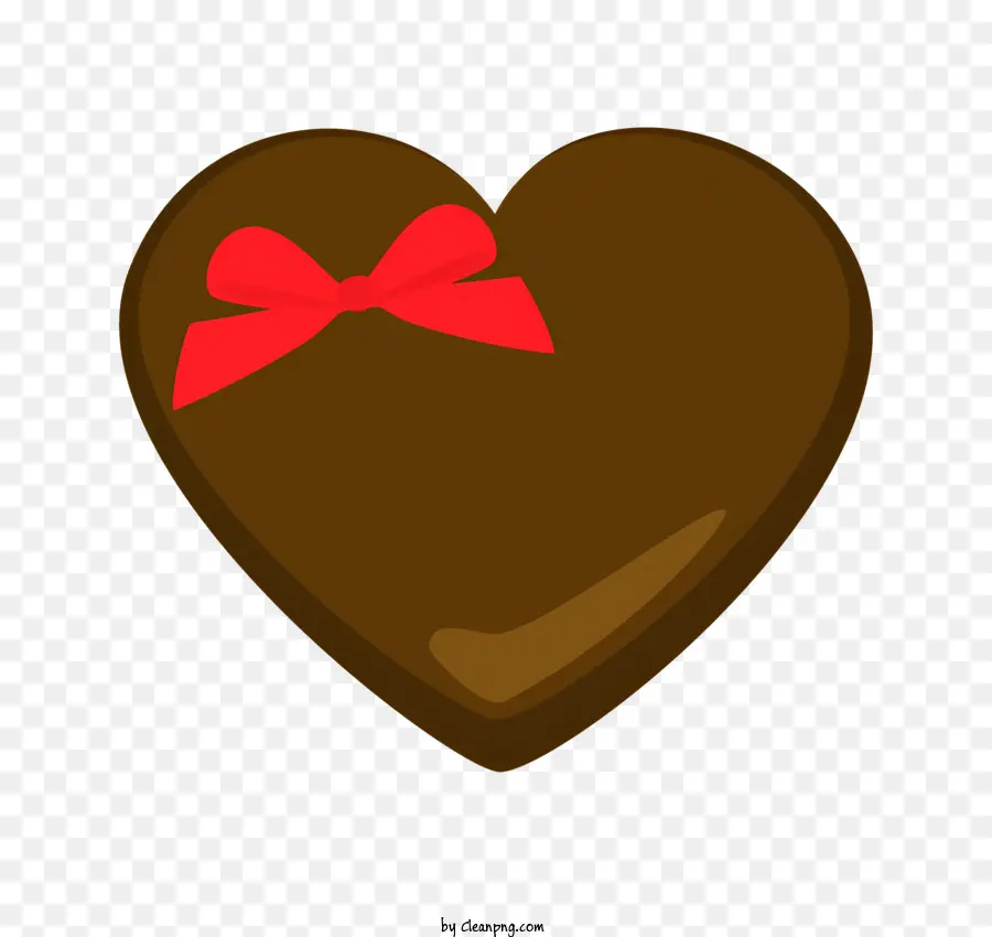 Chocolate Coração，Heartshaped Chocolate PNG