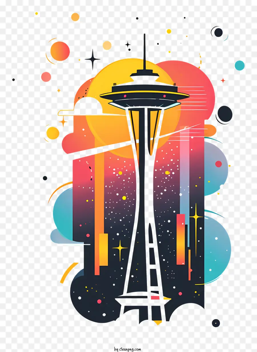 Space Needle，Seattle PNG