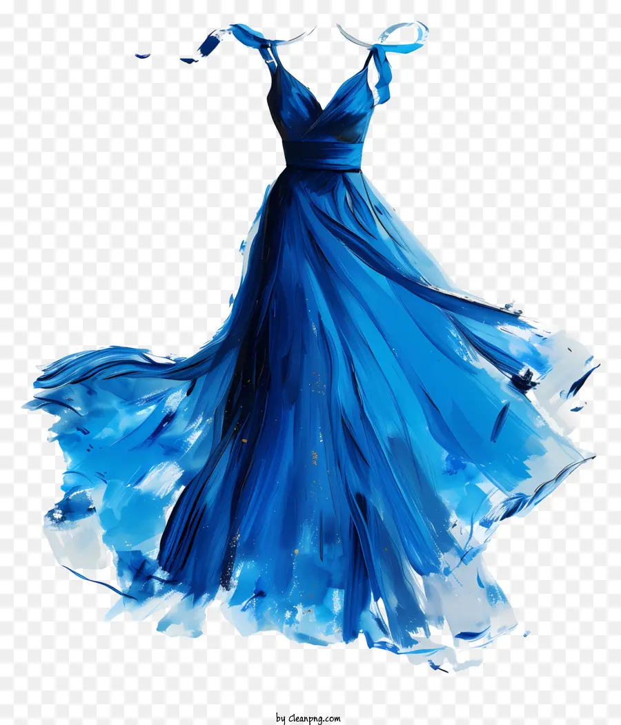 Vestido Em Dia Azul，Vestido De Noite Azul PNG