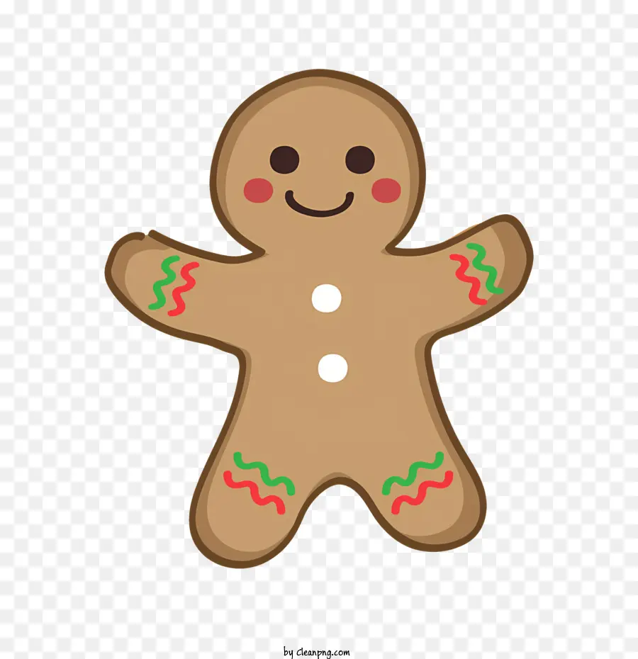 Natal Gingerbread，Homem De Gengibre PNG