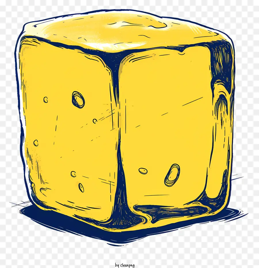 Cubo，Cubo Amarelo PNG