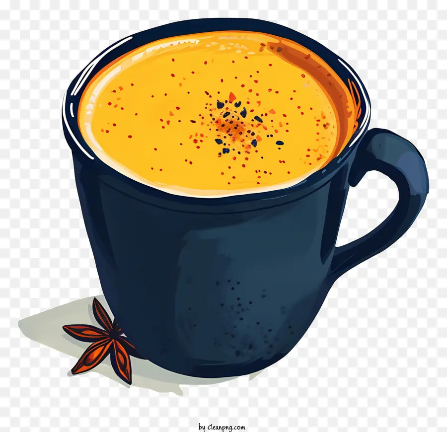 Chá De Masala Chai，Azul Da Copa PNG