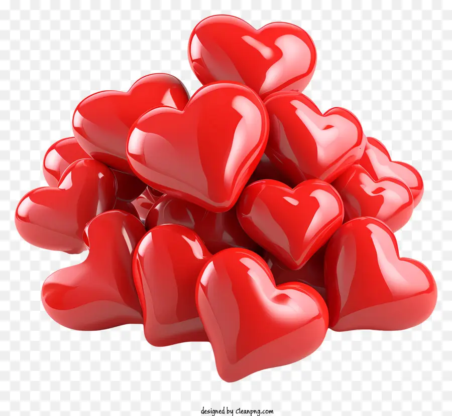 Dando Corações Dia，Coração Vermelho PNG