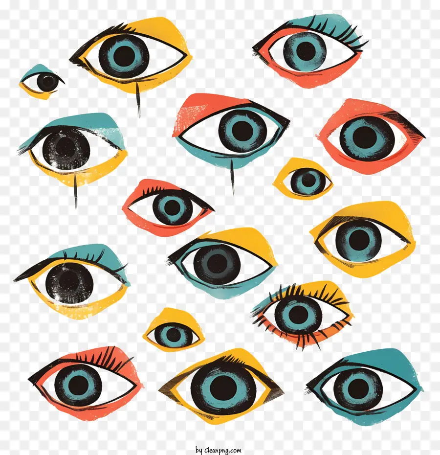 Googly Dos Olhos，Formas De Olho PNG