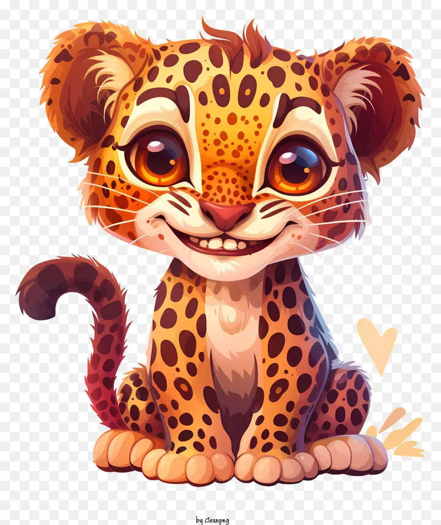 World Wildlife Dia，Bebê Leopardo PNG