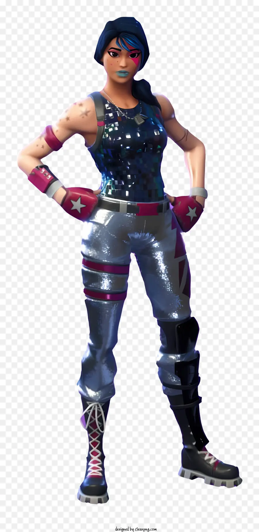 Fortnite，Roupa Rosa PNG