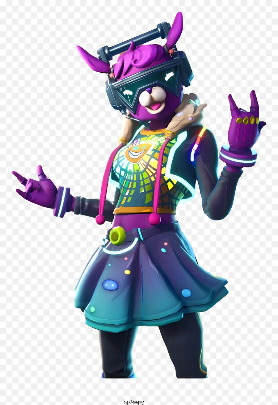 Fortnite，Personagem Roxo PNG