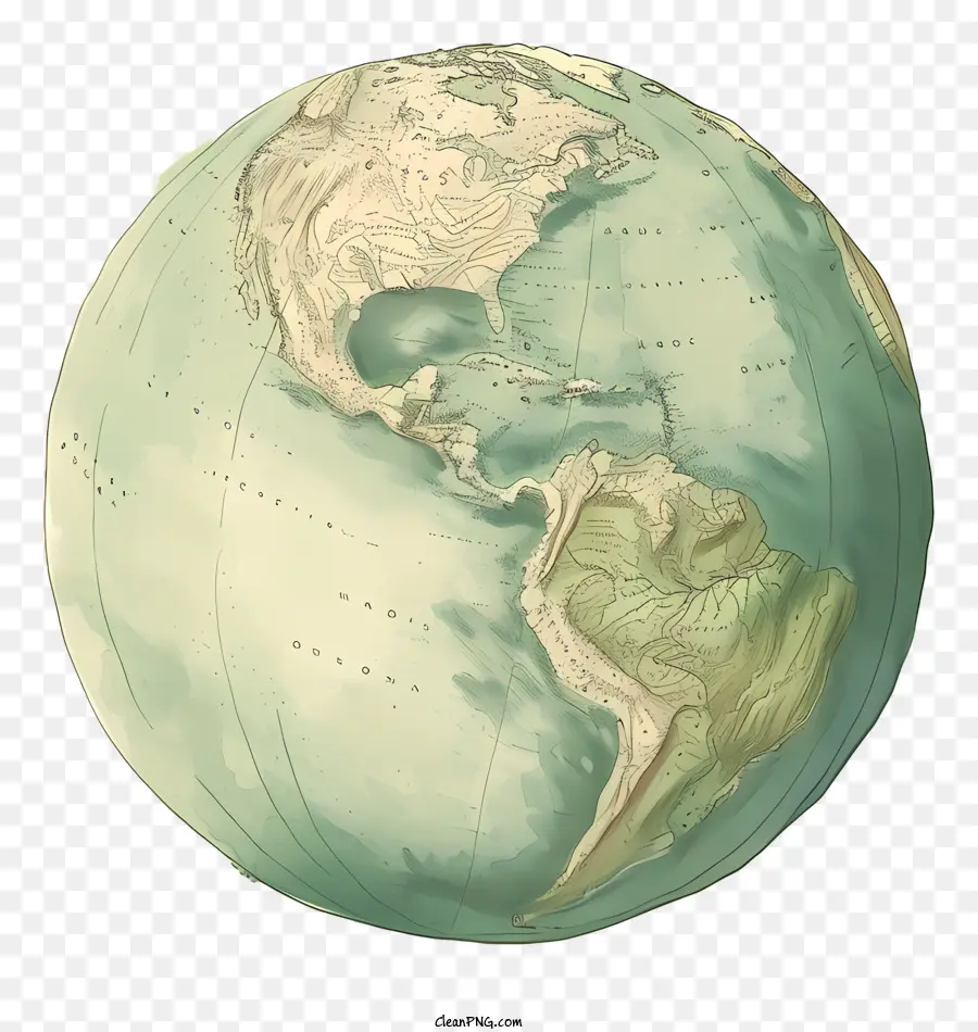 Globo，Mapa Da Terra PNG