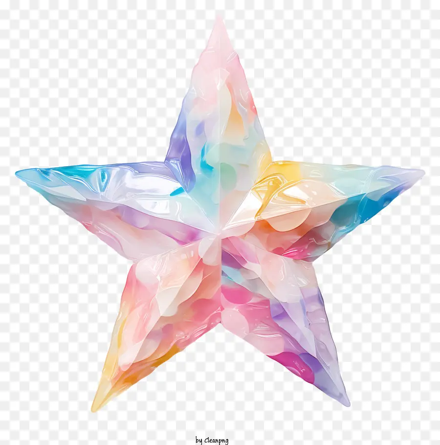 Estrela，Estrela Colorida PNG