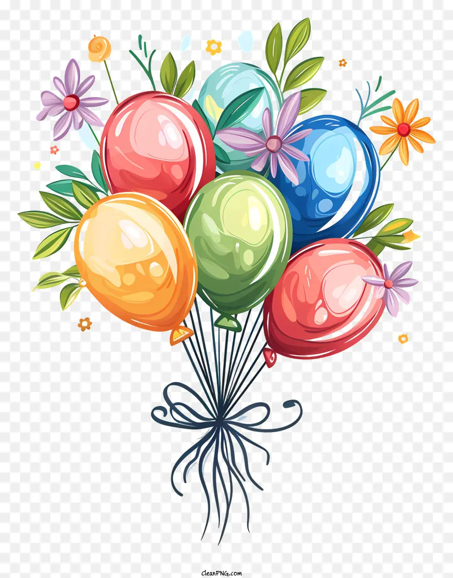 Festa De Aniversário Balões，Balões PNG