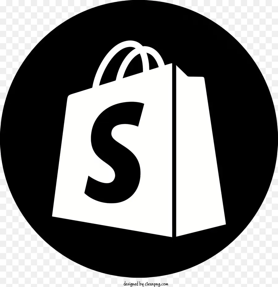 Shopify Logotipo，Sacola De Compras PNG