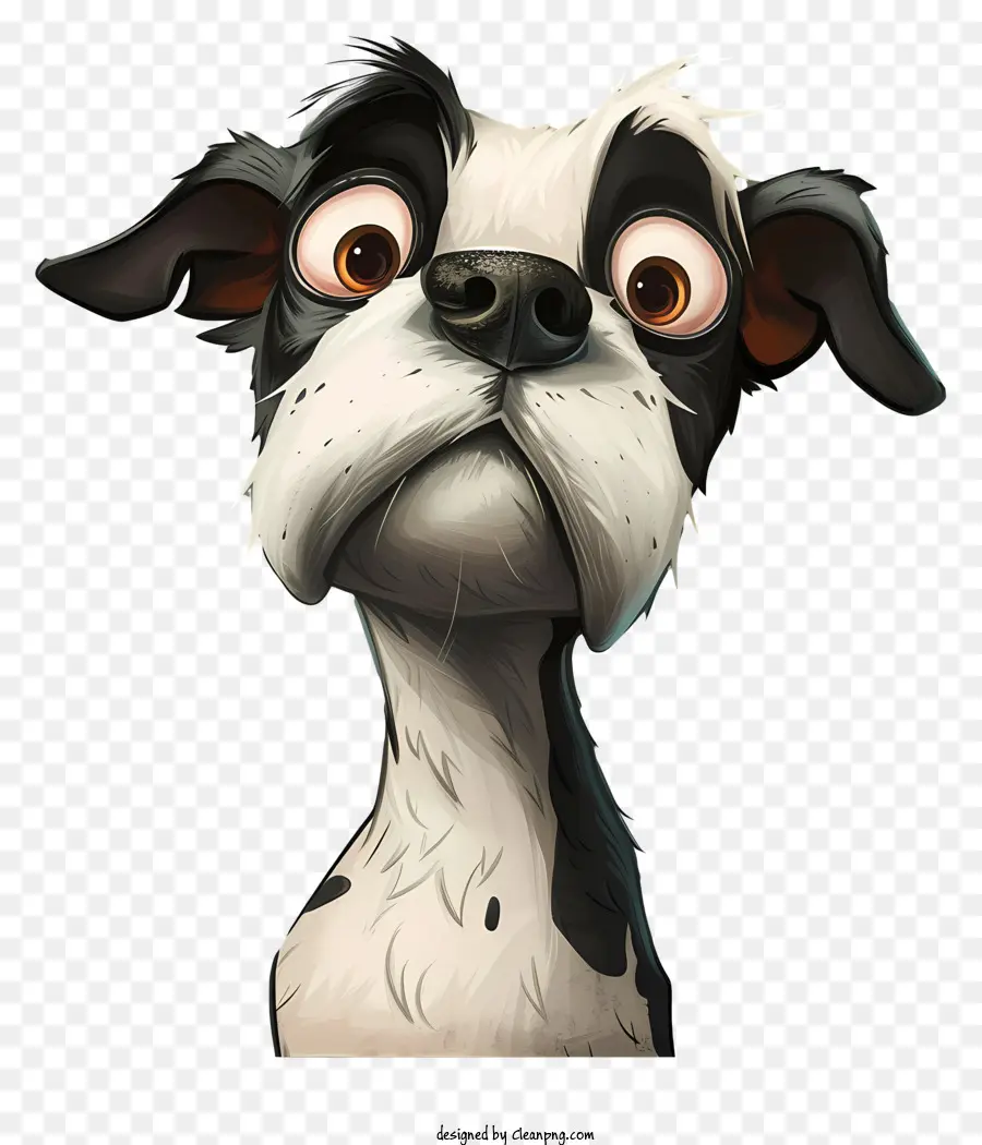 Cão Dos Desenhos Animados，Olhos Grandes PNG