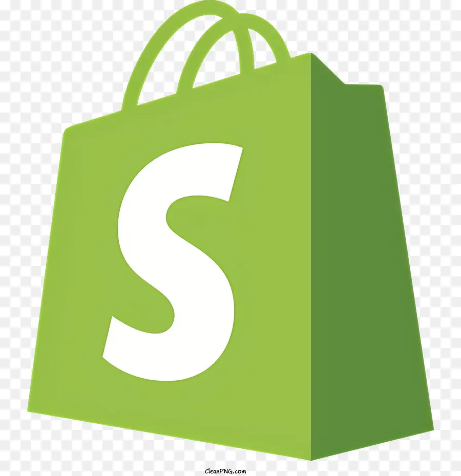 Shopify Logotipo，Sacola De Compras PNG
