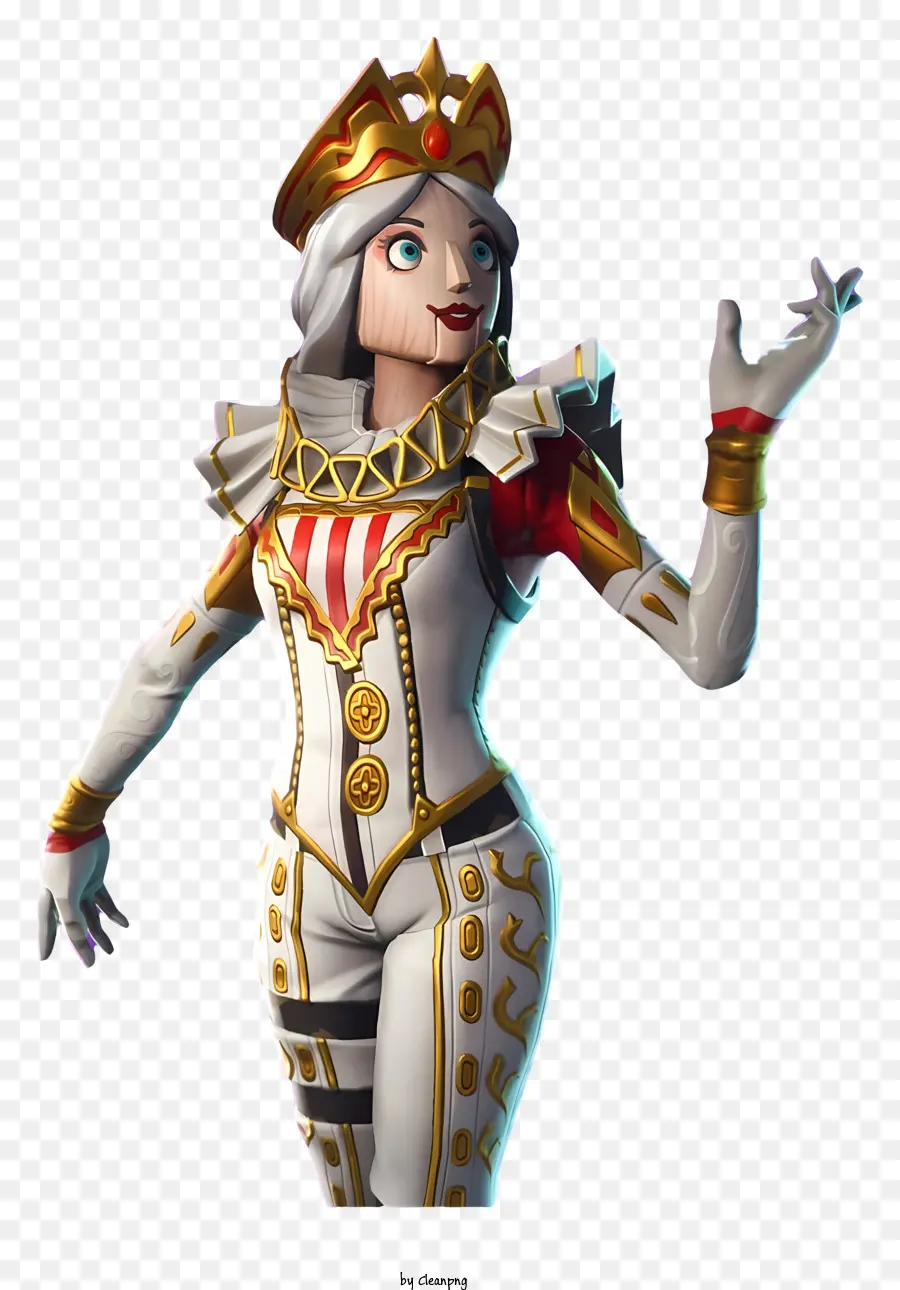 Fortnite，Rainha Branca PNG