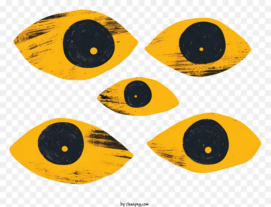 Googly Dos Olhos，A Arte Abstrata PNG