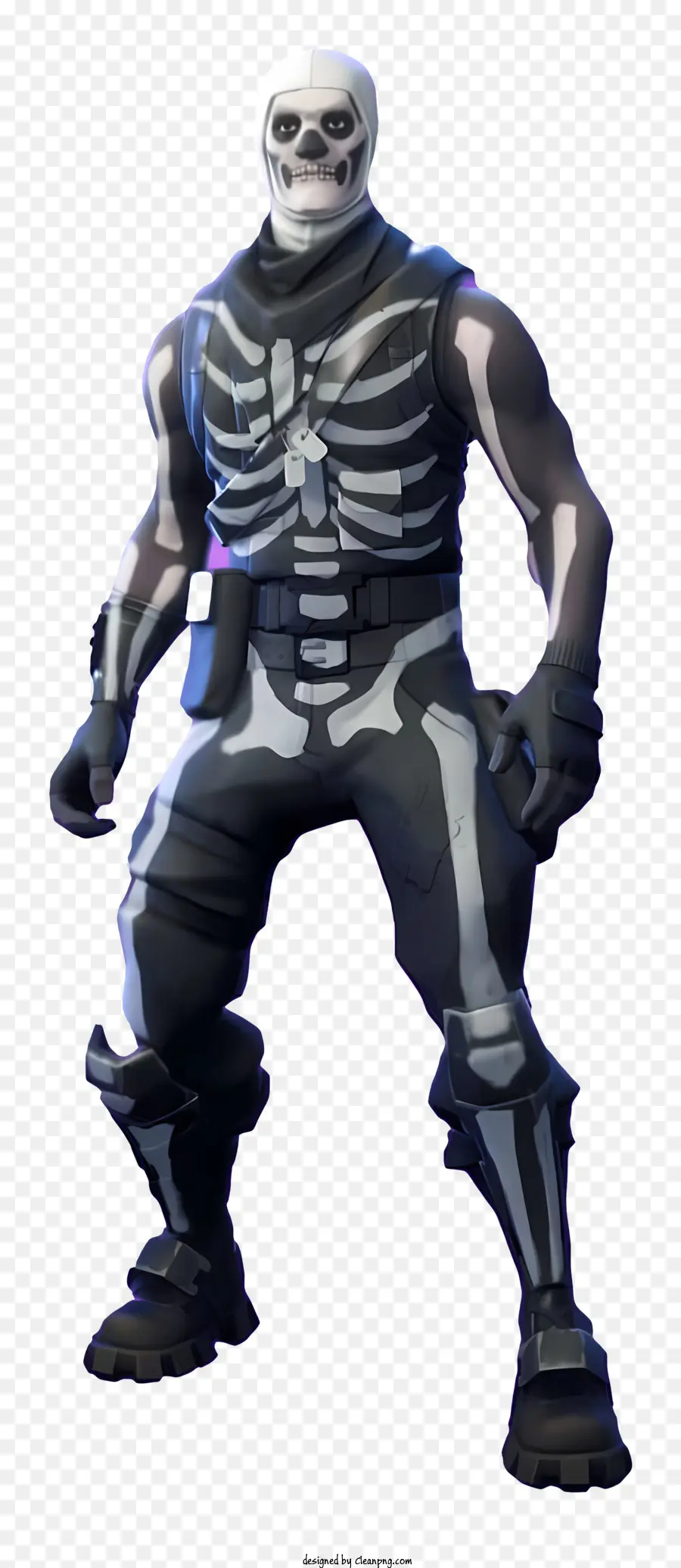 Fortnite，Esqueleto Terno PNG