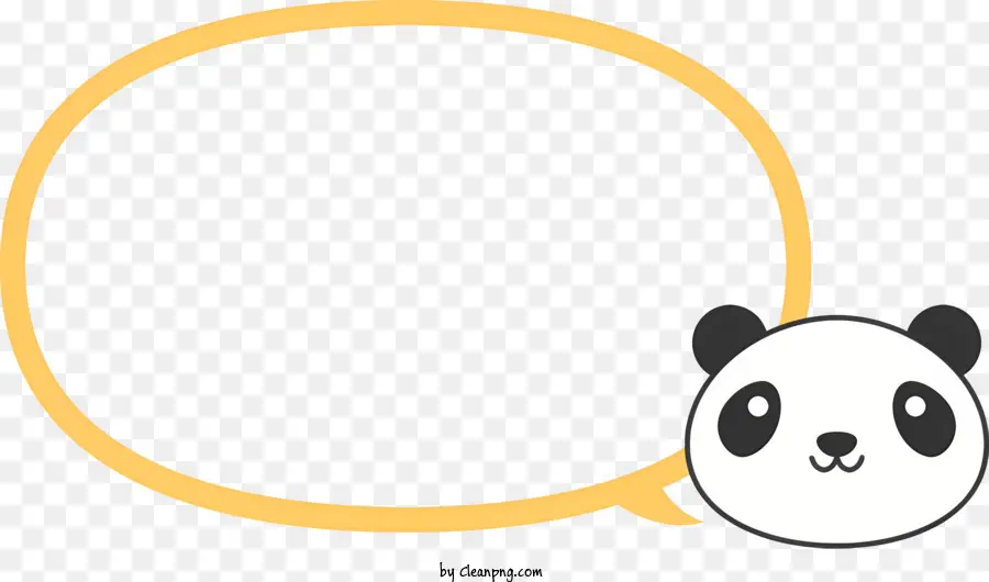 Balão De Chat，Urso Panda PNG