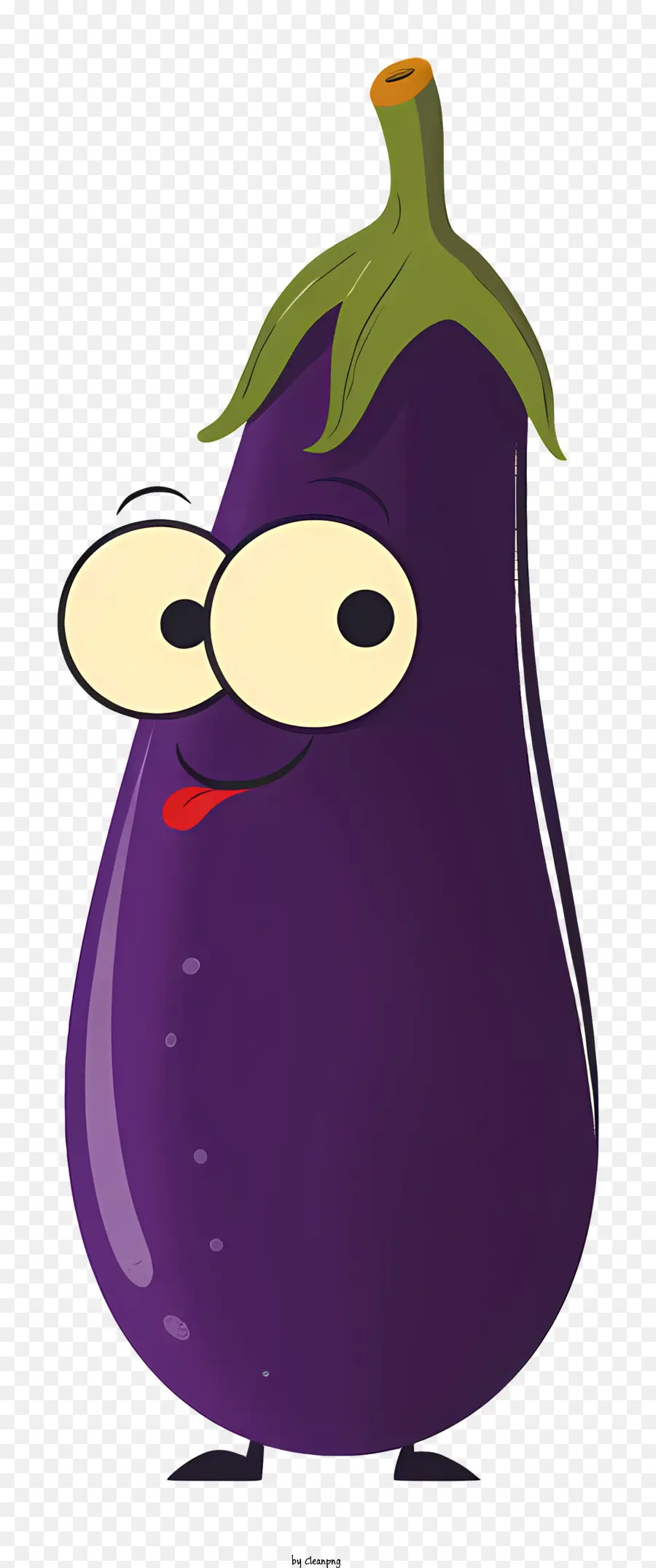 Cartoon Berinjela，Berinjela PNG