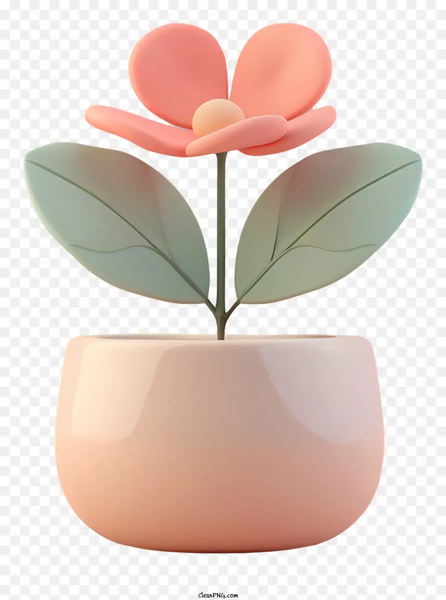 Moderno Vaso De Flores，Flor Branca PNG