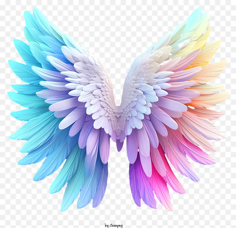 Asas De Anjo，Imagem Colorida PNG