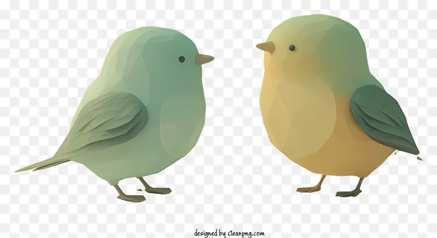 Bluebirds，Geométricas Aves PNG