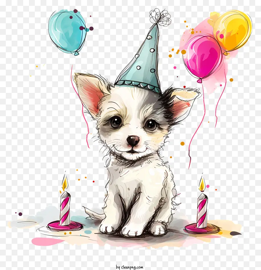 Aniversário De Animais De Estimação，Filhote De Cachorro PNG