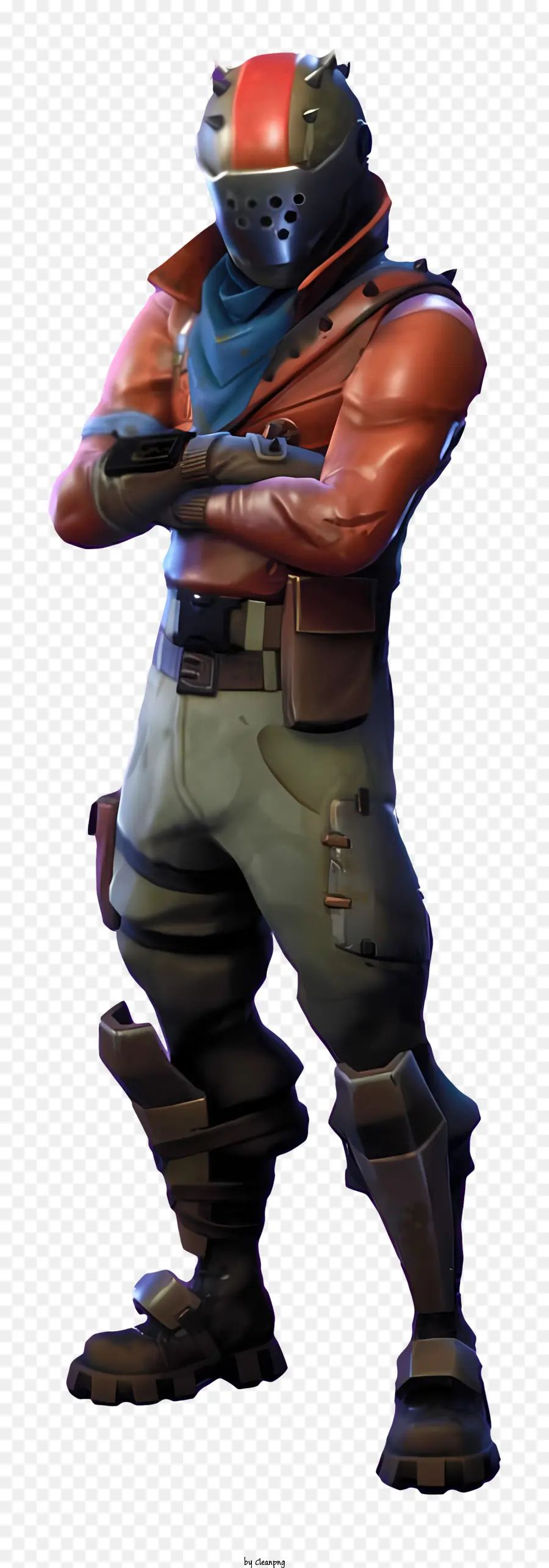 Fortnite，Caráter Militar Futurista PNG