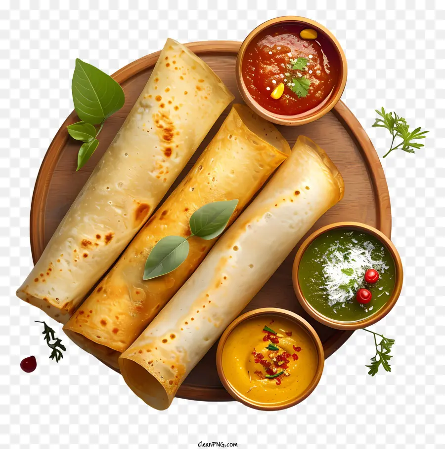Dosa，Crepes Indianos PNG
