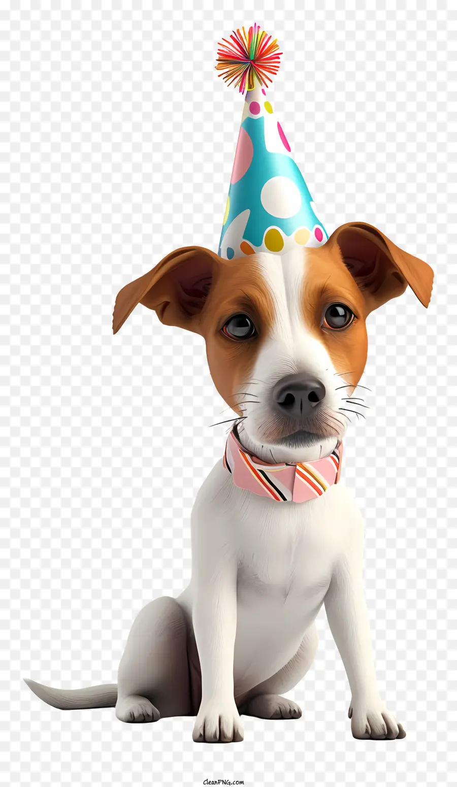 Aniversário De Animais De Estimação，Cachorro Usando Chapéu De Aniversário PNG