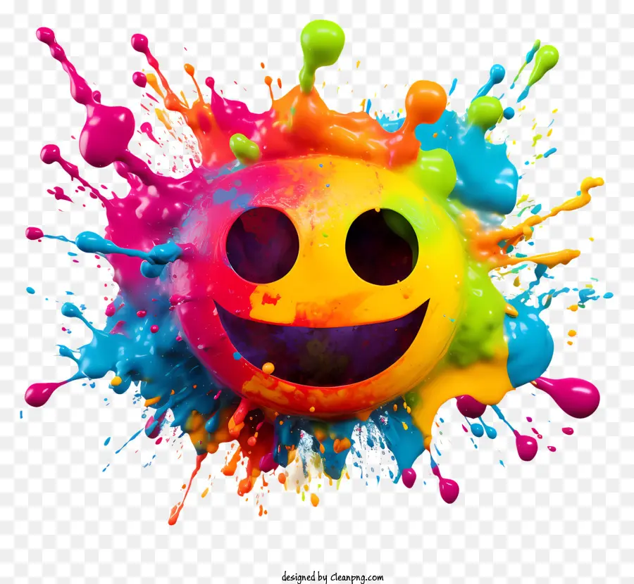 Holi，Pintura Colorida PNG