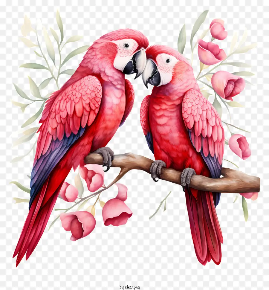 Papagaios De Namorados，Araras PNG