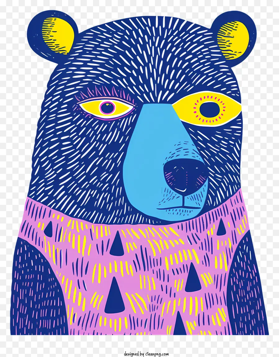 Urso Azul，Urso Preto PNG