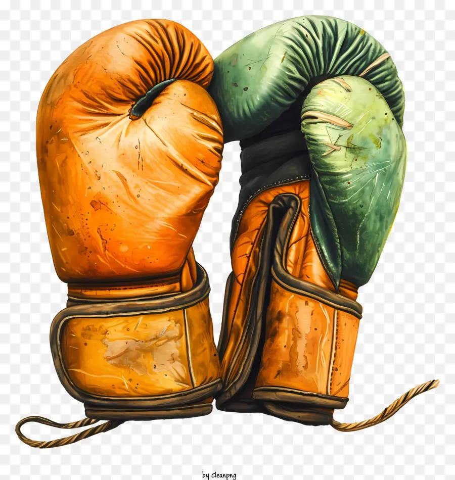 Luvas De Boxe，Luvas De Boxe Antigas PNG