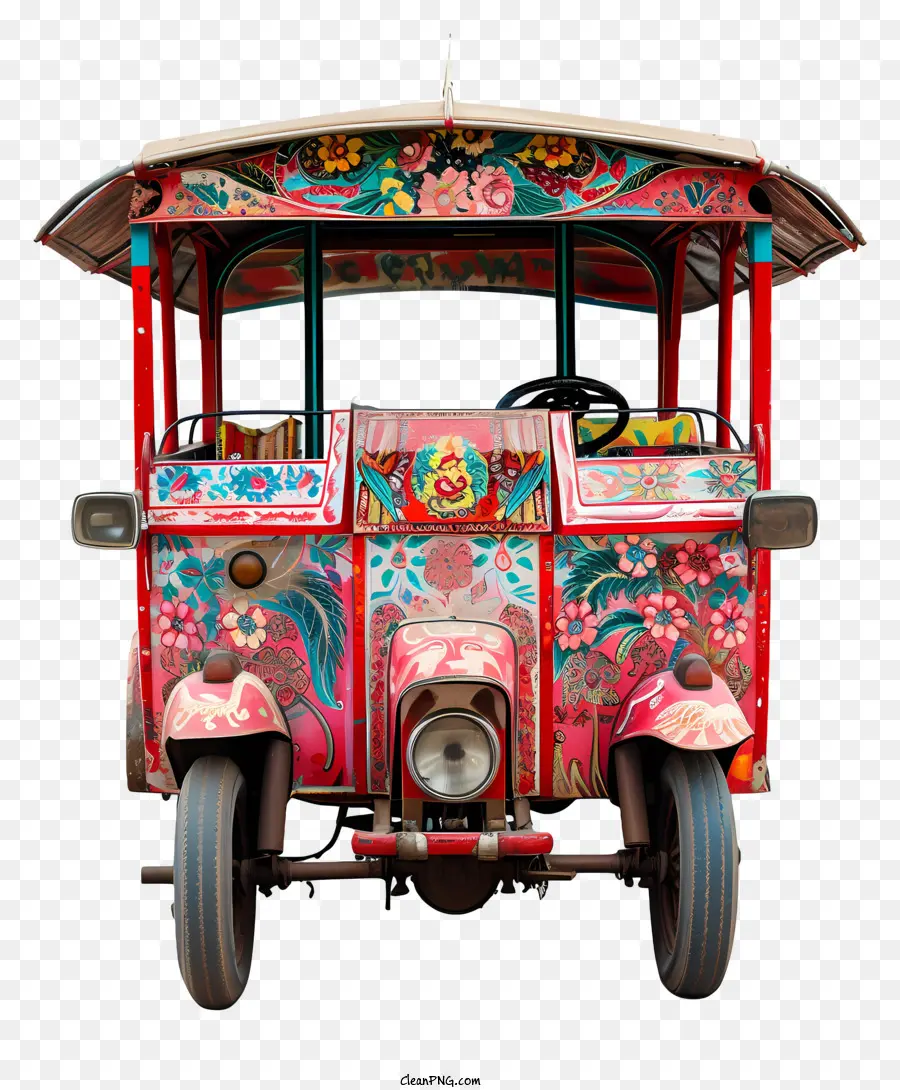 Auto Rickshaw，Carro Tradicional PNG