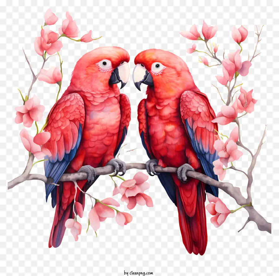Papagaios De Namorados，Imagem Em Preto E Branco PNG