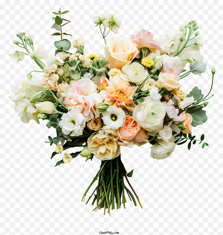 Buquê De Flores De Casamento，Bouquet Of Flowers PNG