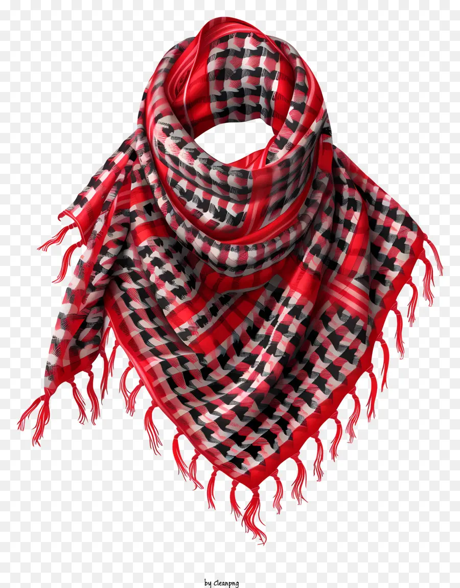 Lenço Keffiyeh，Lenço Estampado PNG