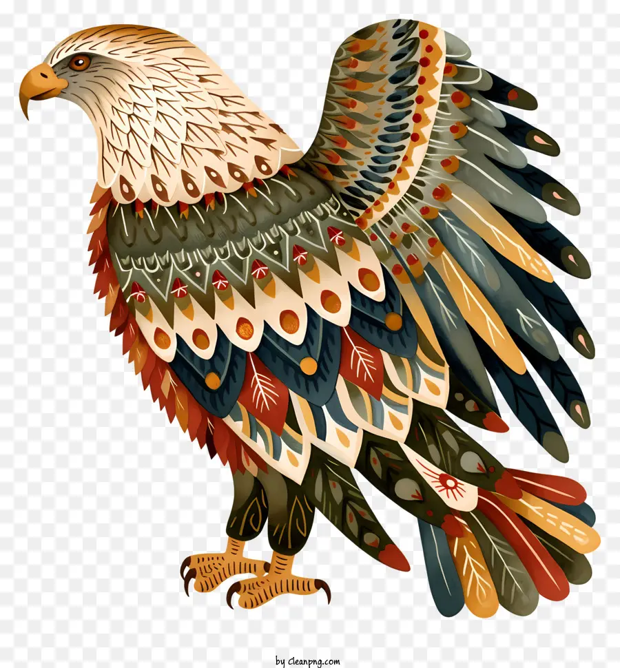 Resumo águia，Pássaro Colorido PNG
