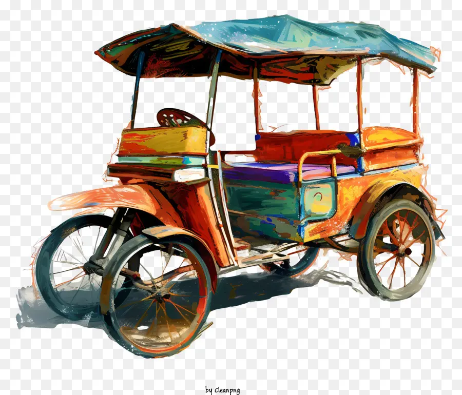 Auto Rickshaw，Rickshaw PNG