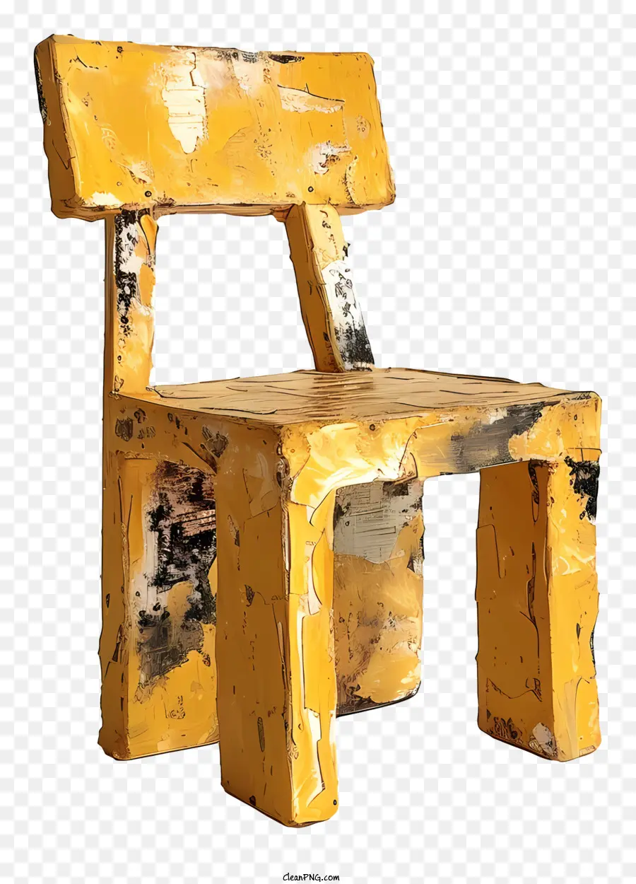 A Moderna Cadeira，Cadeira Amarela PNG