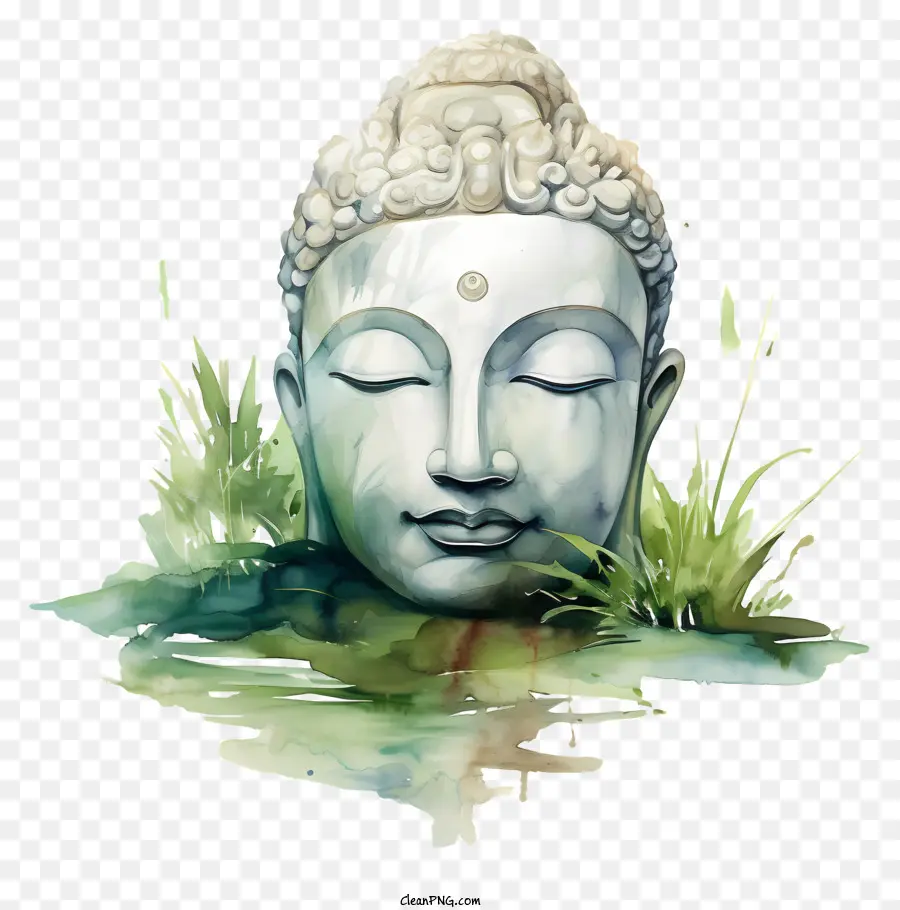 Buda Cabeça，Dia Do Nirvana PNG