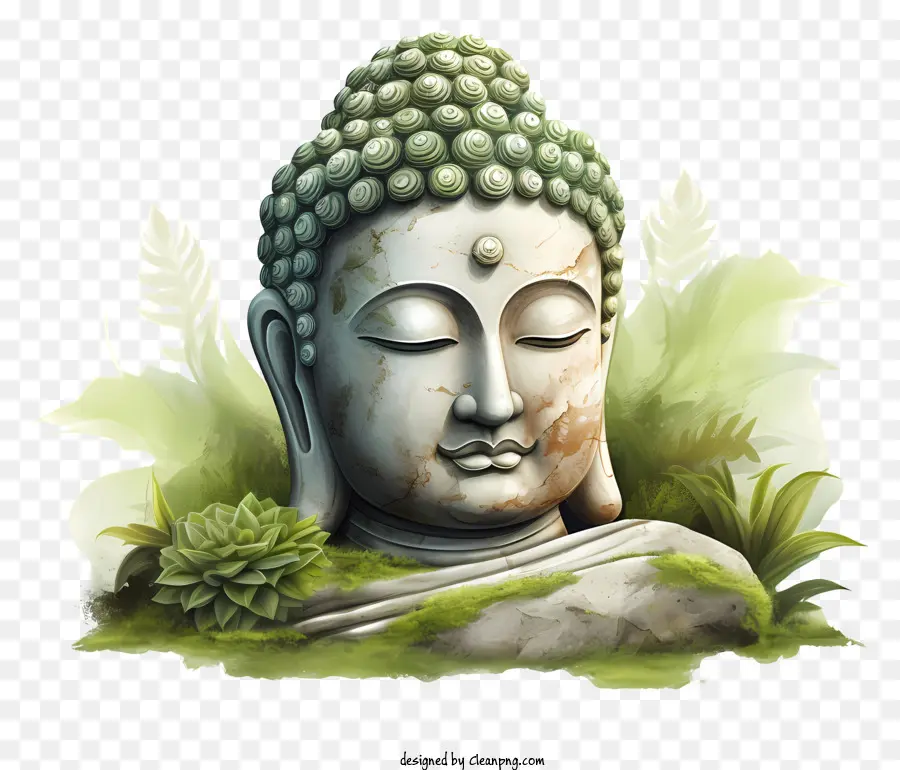 Buda Cabeça，Dia Do Nirvana PNG