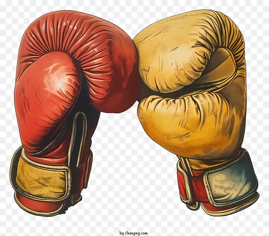 Luvas De Boxe，Couro PNG