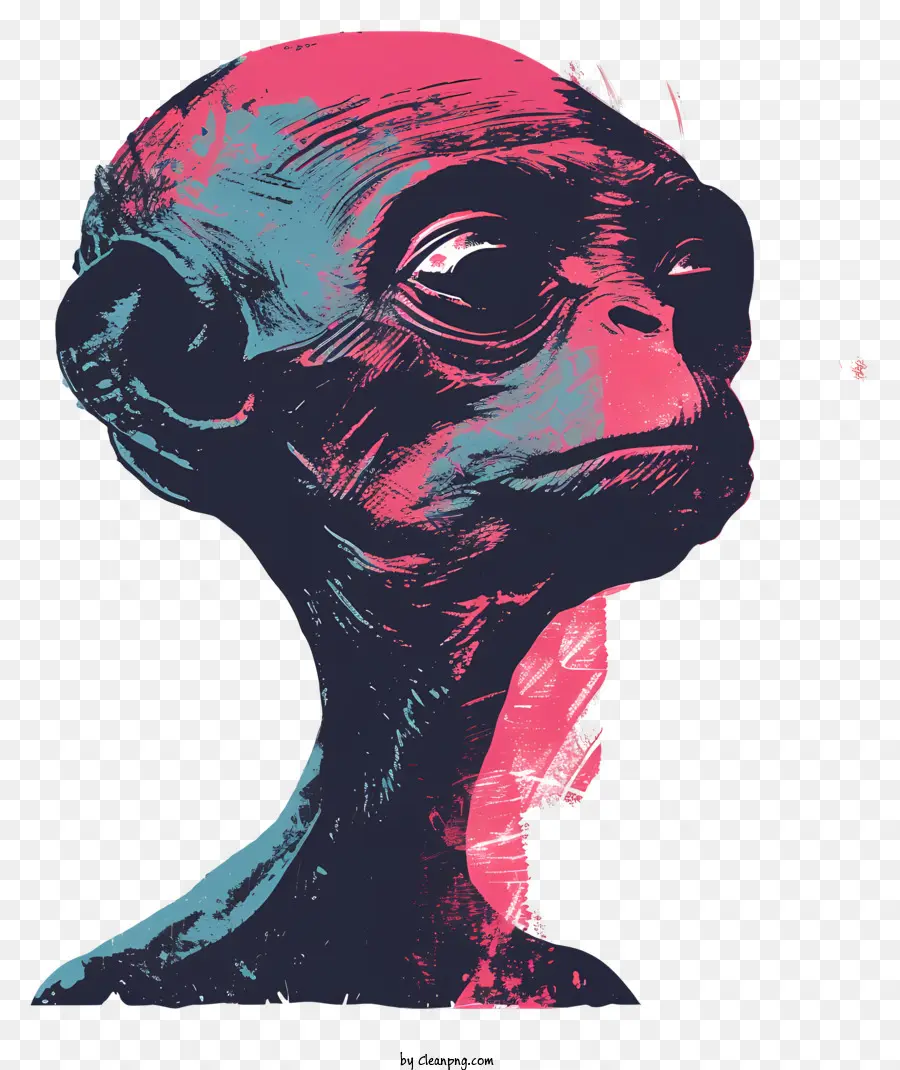 Alien Hominid，Alien Rosto PNG