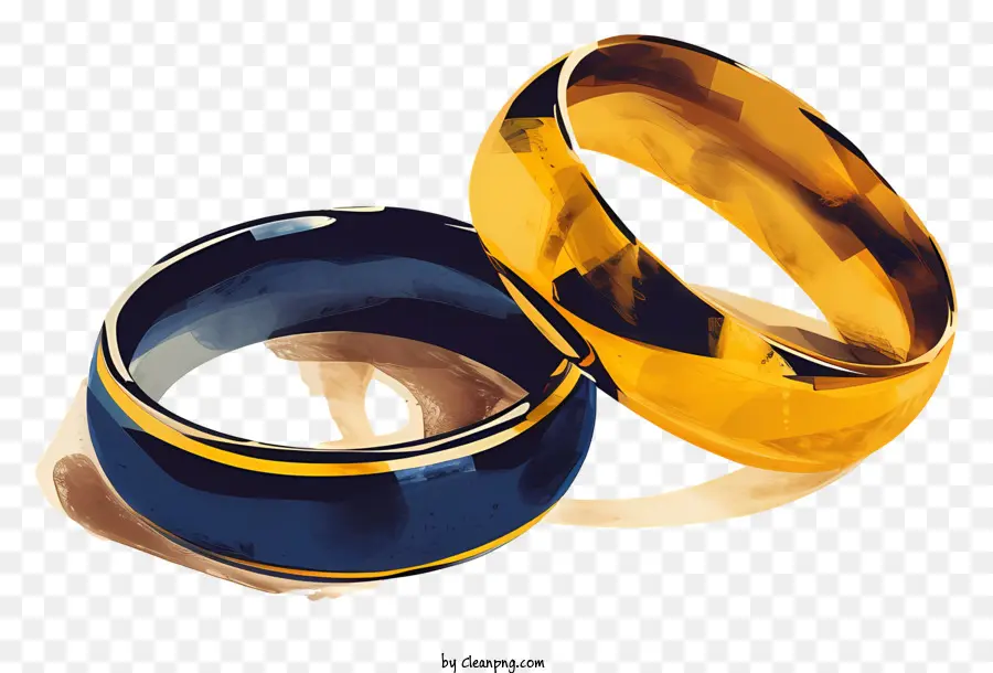 Alianças De Casamento，Ouro PNG