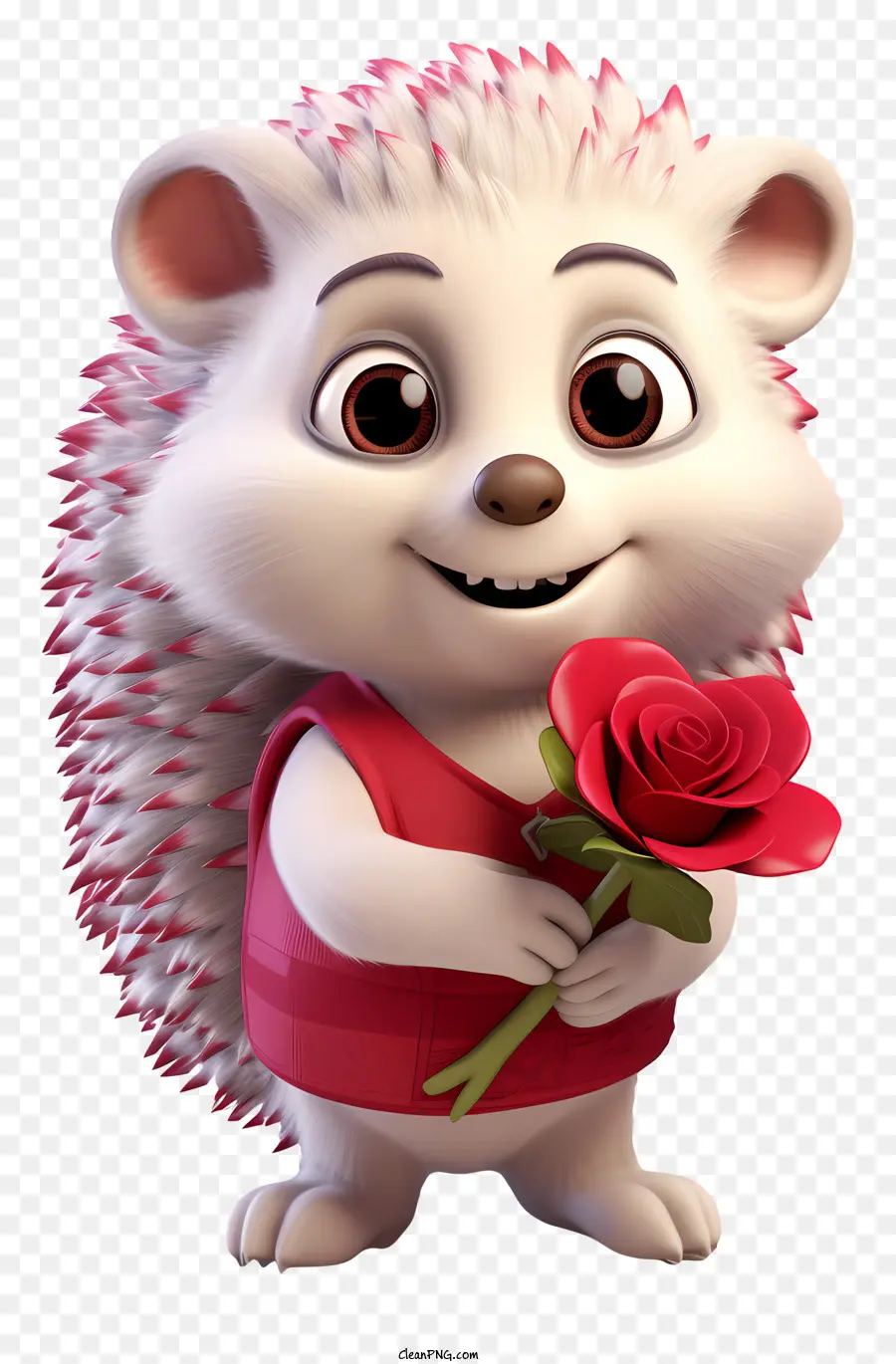 Valentine Hedgehog，Cartoon Ouriço PNG