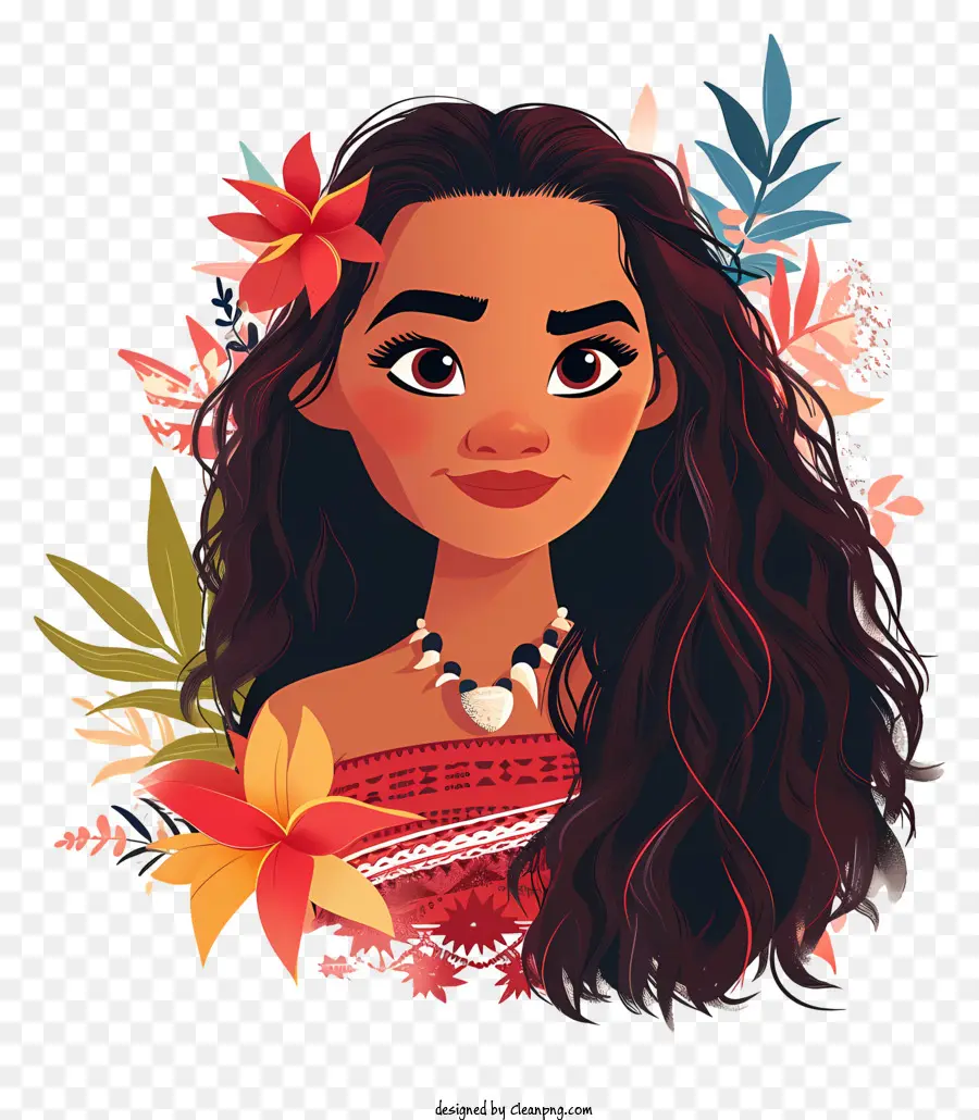 Moana，Young Woman PNG
